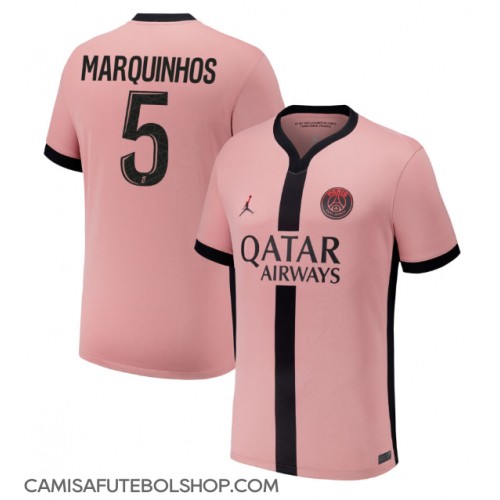 Camisa de time de futebol Paris Saint-Germain Marquinhos #5 Replicas 3º Equipamento 2024-25 Manga Curta